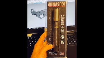 Armaspec SRS vs Mil-Spec buffer system sound comparison