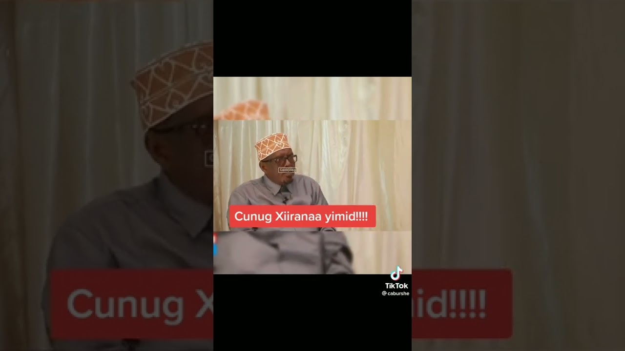 NIMAN XIRAAN OO CAG BIYO WATO