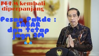 PPKM diperpanjang Lucu