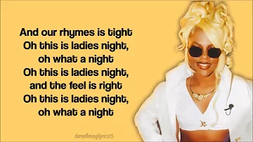 Lil' Kim - Not Tonight (Remix) [feat. Angie Martinez, Left Eye, Da Brat & Missy Elliott] Lyrics