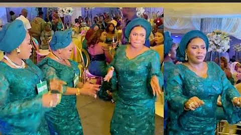 Dance Competition! Faithia Balogun Vs Kemi Vs Dayo Amusa At Actress Wunmi Ajiboye' Mum' Burial