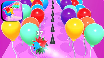 Balloon Pop Rush ​- All Levels Gameplay Android,ios (Levels 34-36)