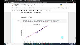 Paired Samples in Python || Paired T-test & Wilcoxon Signed-Rank test in Python || Tutorial 5 of 2