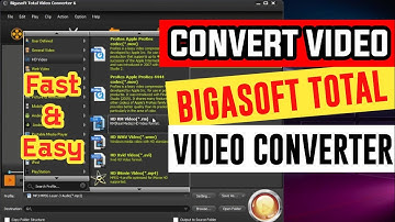 How To Fast and Easy Convert Video To Audio Bigasoft Total Video Converter Tutorial