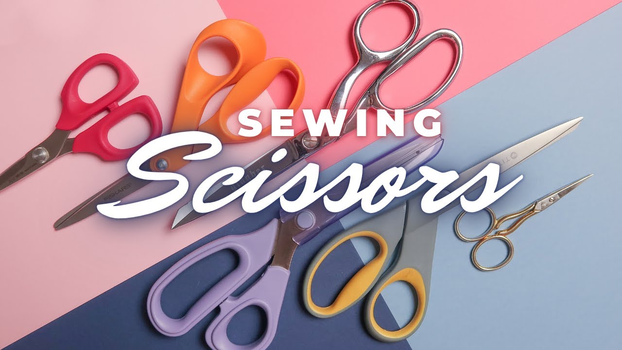 You need these 3 types of sewing scissors! 