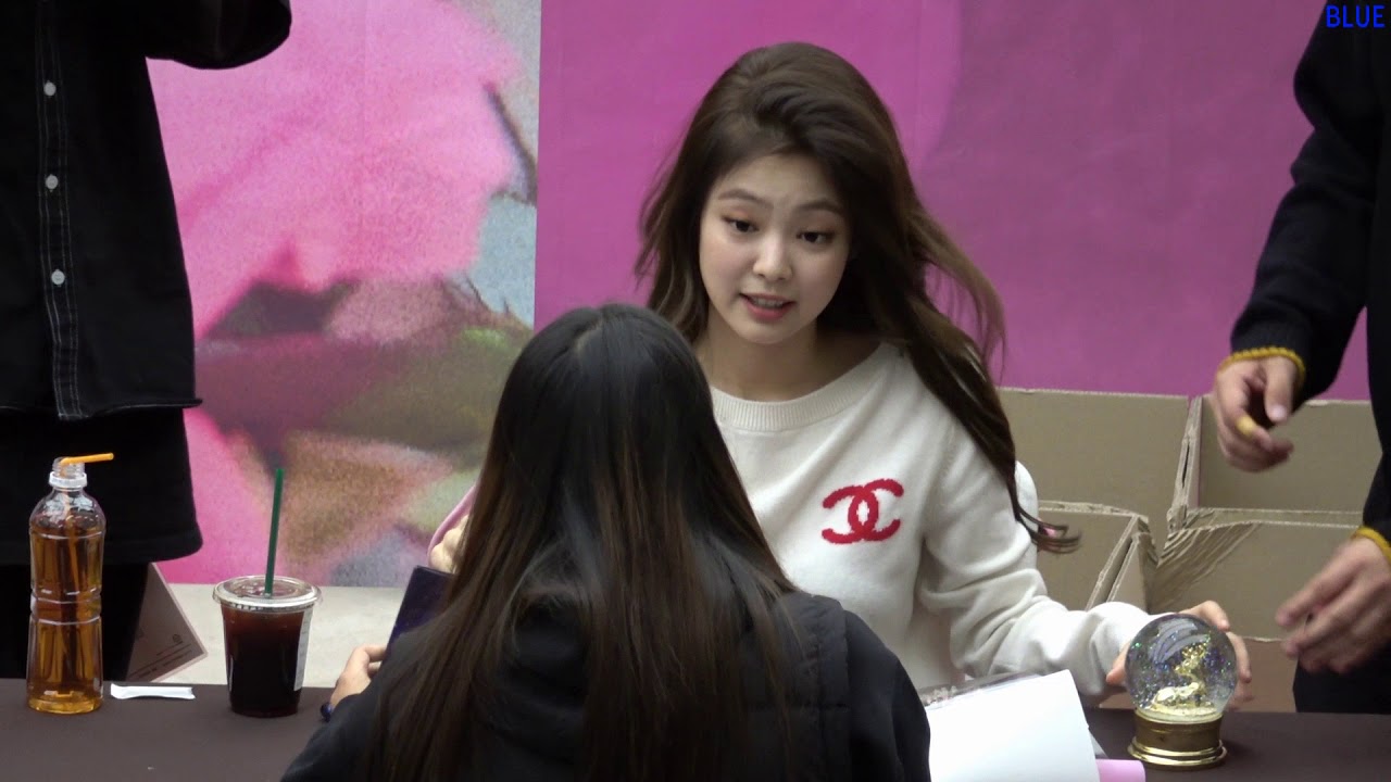 20181117 제니 팬사인중 하이라이트 코엑스팬사인회BlackPink Jennie(181117)