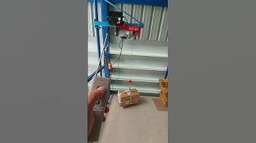Mini Electric Hoist Remote Control , PA2-30LUX,  Limit Switch demo