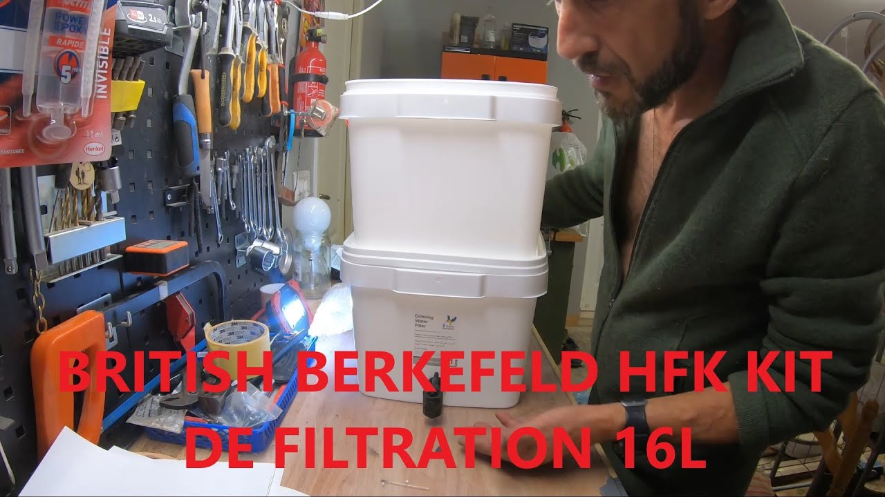 BRITISH BERKEFELD HFK KIT DE FILTRATION 16L équipé de 2 cartouches ULTRA  STERASYL –