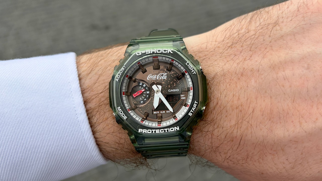 NEW Casio G-Shock Coca-Cola special edition GA-2100CC-3A - YouTube