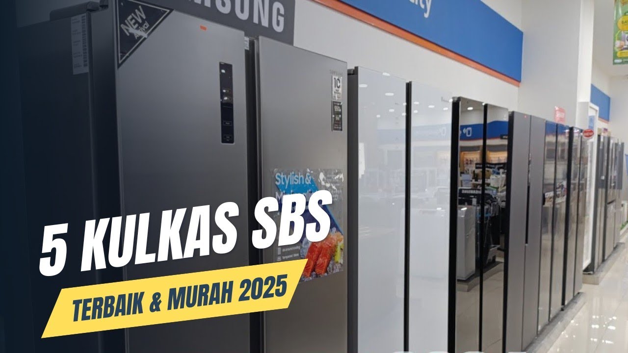 5 Rekomendasi Kulkas Side By Side Terbaik & Murah 2025