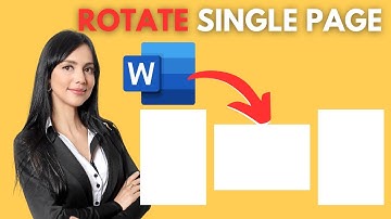 How To Rotate A Single Page In Word {FULL GUIDE}