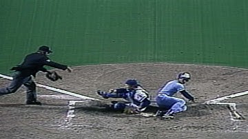 1985 ALCS Gm3: Brett gets the out at home