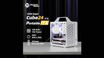 Mechanic Master C24 Sugar Cube Air&TypeC Version Portable Mini Desktop Chassis ITX Computer Case