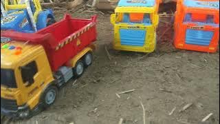 Diy mini jcb dhampar truck || and jcb truck full loading