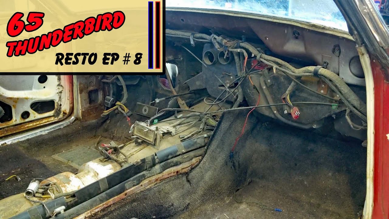 FIREWALL Main Harness & Heater Box - 65 Thunderbird Convertible Restoration Ep #8