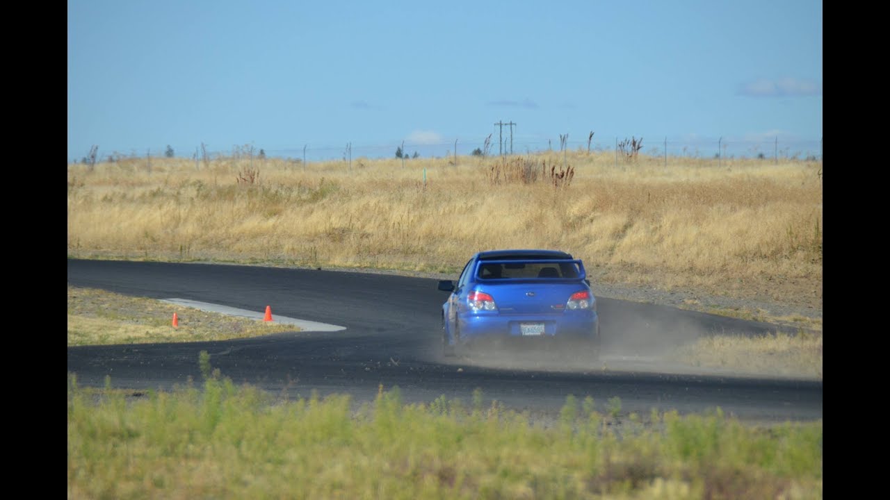 WRX STi Autocross Spokane Raceway