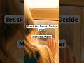 Break the Doubt. Decide Now | Morning Prayer