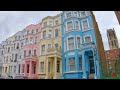 Walking London 2020 - Portobello Road, Market, Side Streets and Mews