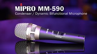 MIPRO MM-590 2-in-1 Dynamic and Condenser Microphone