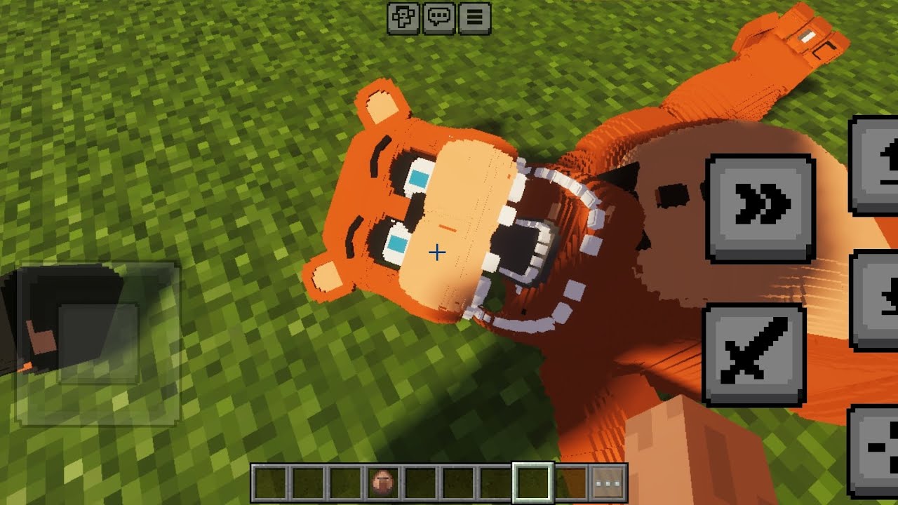 Withered freddy test      ( Minecraft fnaf addon [ bedrock ] )