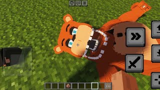 Withered freddy test      ( Minecraft fnaf addon [ bedrock ] )
