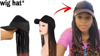 Vin aprann fè peruk kepi/WIG HAT