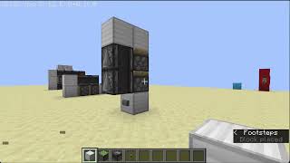 Minecraft Vertical Double Piston Extender