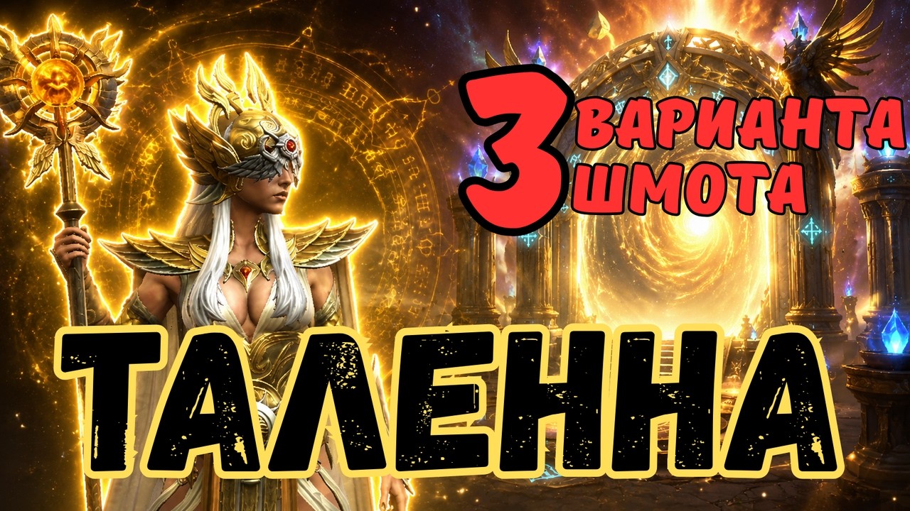 ТАЛЕННА ВЕЩУНЬЯ - 3 ВАРИАНТА ШМОТА! БОИ НА АРЕНЕ И ДРАКОНЕ! ДАРЫ/РЕЛИКВИИ/ТАЛАНТЫ #raidshadowlegends