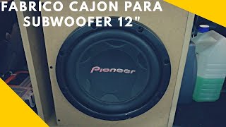 Proyecto Cajón Porteado para 12" | Caceres406 YouTube