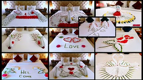 TOWEL ART MAGIC for Your Honeymoon Suite! | Top-10 towel art | Housekeeping towel art