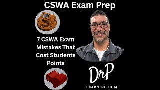 7 CSWA Exam Mistakes That Cost Students Points | SolidWorks CSWA Certification Prep Profile