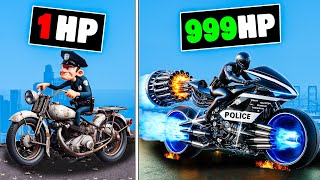 Every time I crash my police bike gets faster in GTA 5 screenshot 2