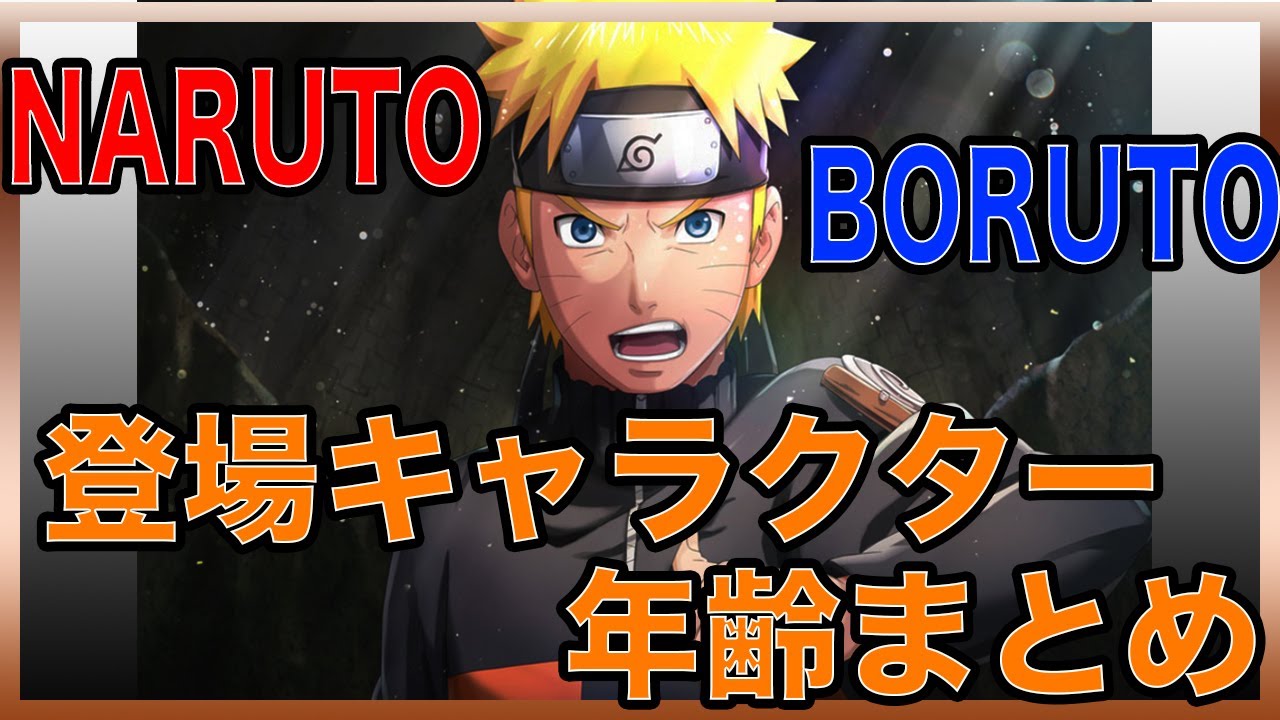 Naruto All Characters Age Comparison Youtube