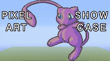 Minecraft Pixel Art Showcase - Mew Pokemon