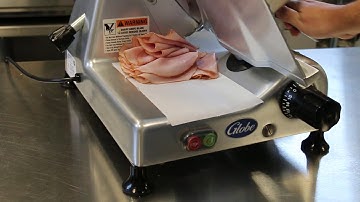 Slicing Meat with a Globe G12 Slicer