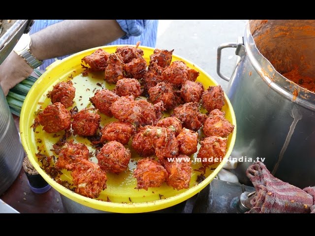 How to Make Dry Veg Manchurian Balls Recipe street food | STREET FOOD