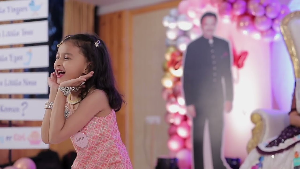 Best kid Dance | Neeti | Sister to be | Hirva's baby shower | 2022 | Cute Funny Dance By Neeti