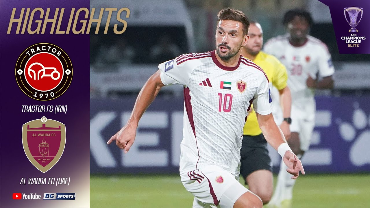 HIGHLIGHTS: Tractor FC (IRN) vs Al Wahda FC (UAE)|AFC Champions League ELITE 2025/26| 29.09.25