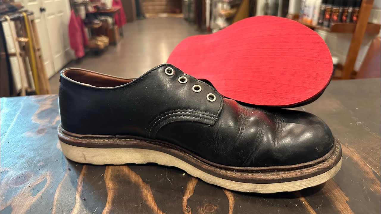 Redwing 8002 Resole With A Touch Of Color! - YouTube