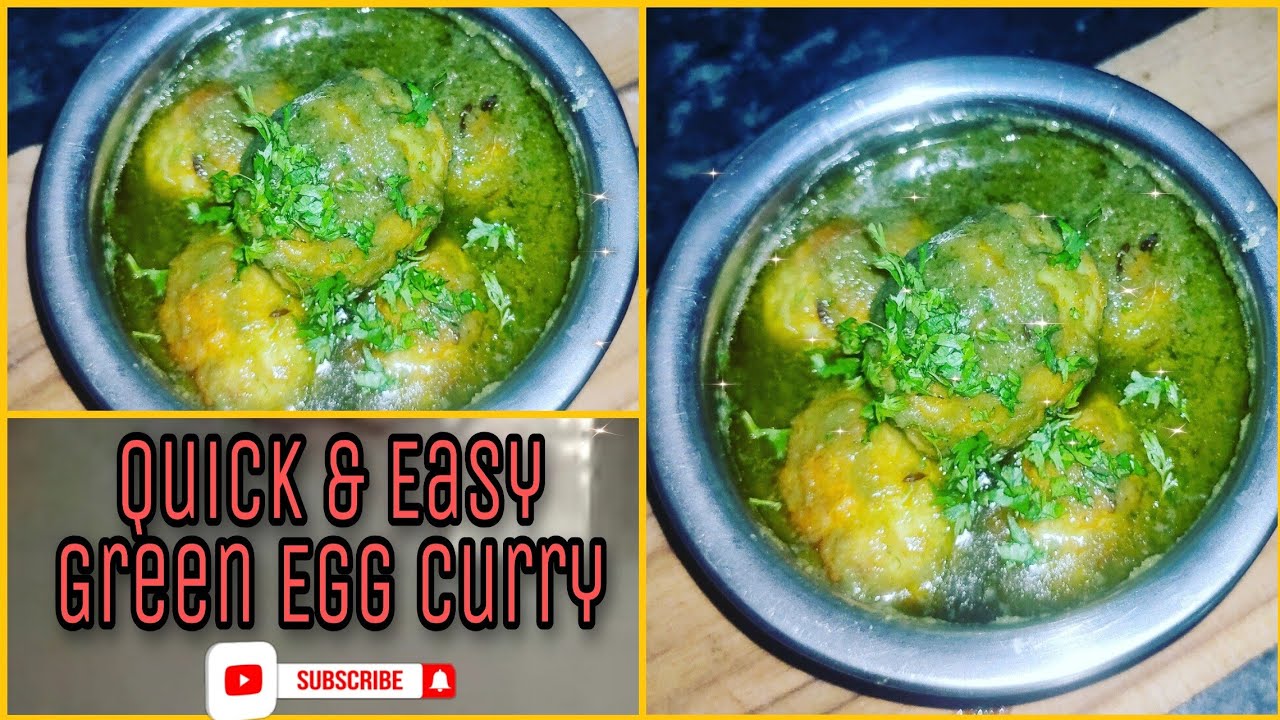 TASTE TASTE GREEN EGG CURRY WITH FEW SIMPLE STEP'S.By Cook With Ishrat