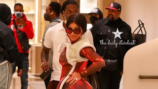 Details Offset and wife Cardi B shop and playfully pose for the camera in a fabulous see through outfit 📸 News
