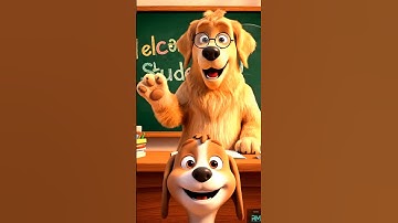 🐶 Bruno’s First Day at School | Funny 3D Dog Animation | Kids Cartoon in English