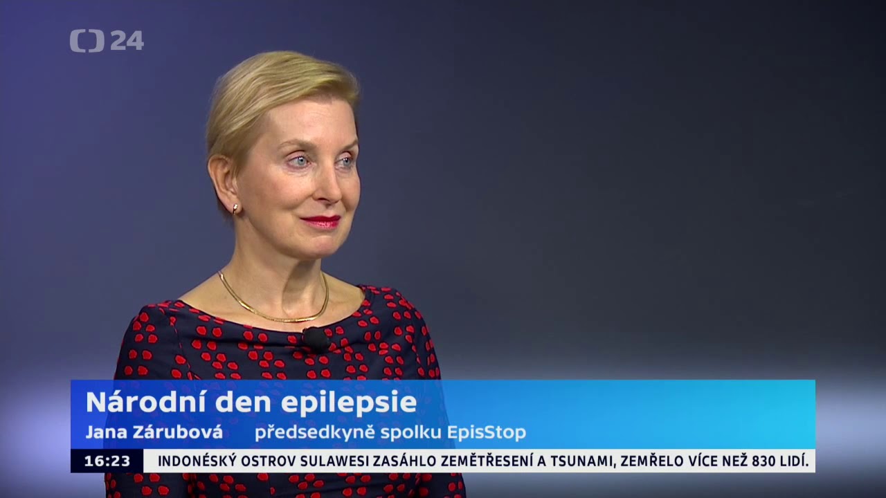 Studio ČT24 - Národní den epilepsie (30.9.2018)