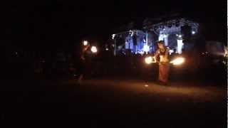 Kim And Sarah Fire Performing At Aura 2012