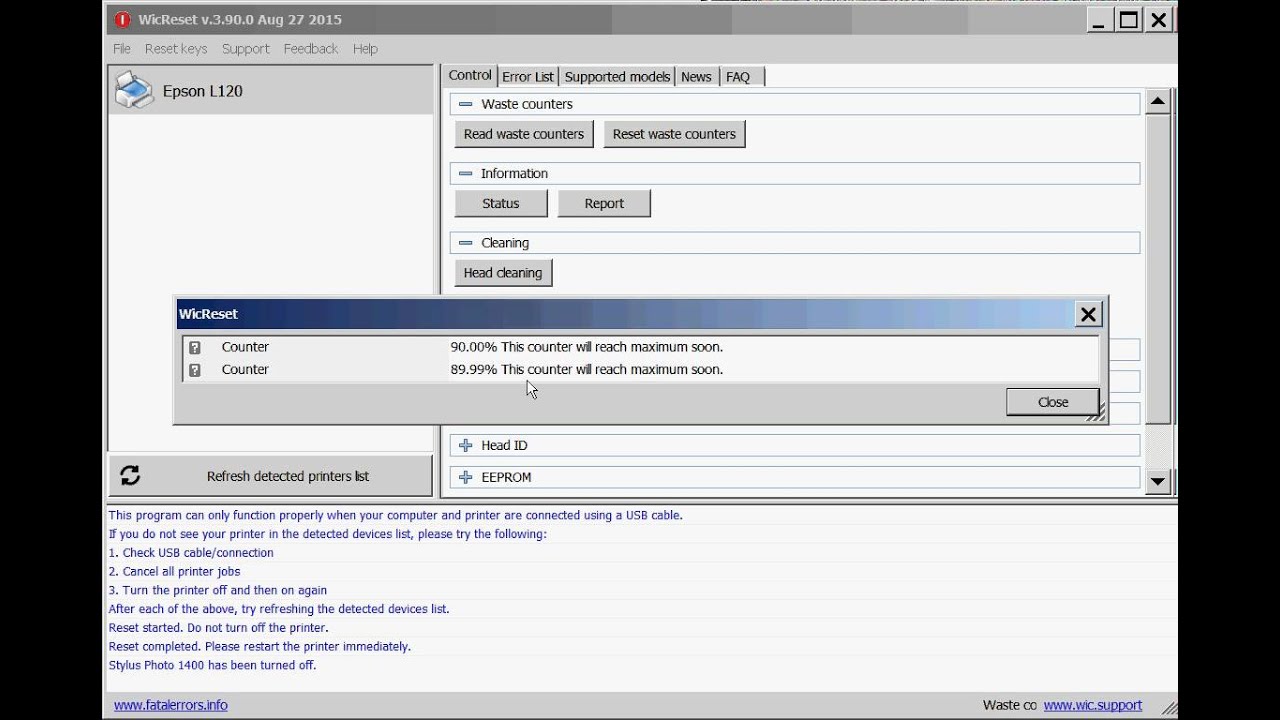 wic reset utility reset key