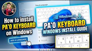 How to Install Pa'O Keyboard on Windows screenshot 1