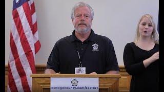 October 13th, Video Update. Oswego County, NY - Update on Covid-19 Related Expenses.