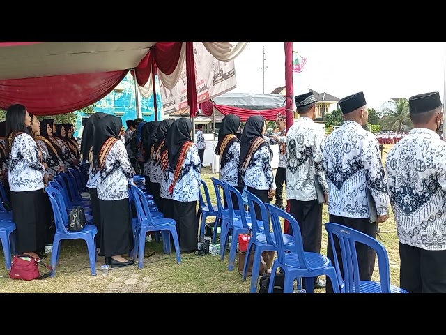 Mars Pringsewu - HUT ke 77 PGRI dan HGN tahun 2022 PC Sukoharjo Kab.Pringsewu Lampung class=