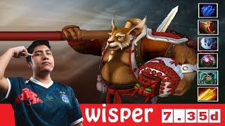 [DOTA 2] OG.Wisper the BREWMASTER [OFFLANE] [7.35d] [2]