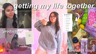 to-do list vlog 🍵 deep clean, grocery shopping & getting my life together